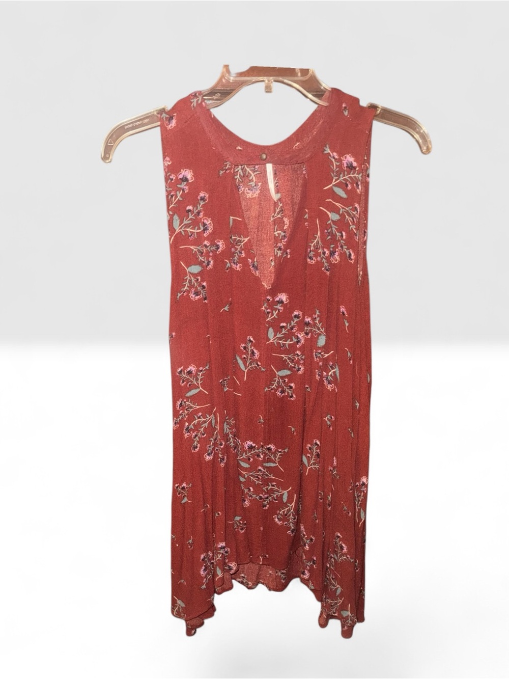 Free People Boho Floral Mini Dress With Pockets